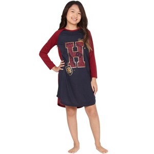 Harry Potter Nightgown Pajamas Girls Night Shirt Sleep Tee - 1 of 4