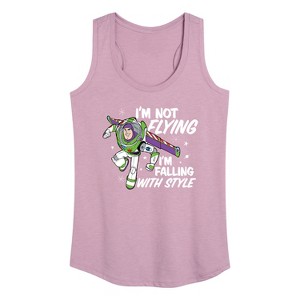 Women's - Disney - Im Not Flying Graphic Racerback Tank - 1 of 4