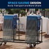 Alamont 6pk Hercules Plastic Folding Chairs - 2 of 4