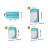 Unique Bargains Suitcases Compression Packing Cube Waterproof Travel Luggage Organizers Bag 3 Pcs - 2 of 3