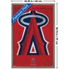 Trends International MLB Los Angeles Angels - Logo 25 Framed Wall Poster Prints - 3 of 4