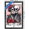 Trends International Tabz Jones - Skull and Roses Tarot Lovers Framed Wall Poster Prints - 3 of 4