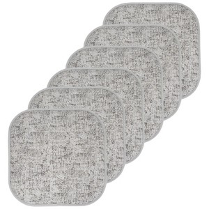 Broadway Memory Foam No Slip Back 16" x 16" Chair Pad Cushion by Sweet Home Collection® - 1 of 4