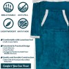 PAVILIA Wearable Blanket with Sleeves and Foot Pockets, Fleece Warm Snuggle Pocket Sleeved Throw for Women Men Adults - 4 of 4