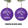 University of Sioux Falls Cougars Logo Porcelain Holiday Christmas Tree Ornament - 2 of 4
