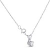 Pompeii3 1/3ct Round Solitaire Pendant 14k White Gold Diamond Necklace - image 2 of 4