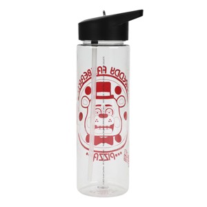 Five Nights At Freddy's Freddy Fazbear's Pizza 24 Oz Single Wall Plastic Water Bottle - 1 of 3