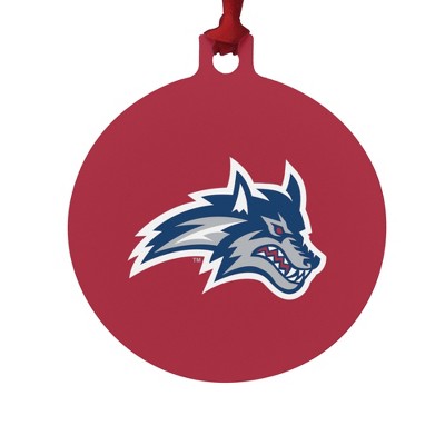 Stony Brook University Primary Logo Aluminum Holiday Christmas Tree Ornament