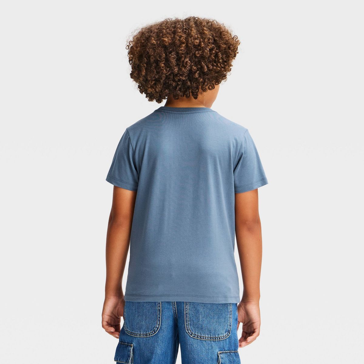 Boys' Peanuts Snoopy "Chill Vibes" Short Sleeve Graphic T-Shirt - Blue - thumbnail 3