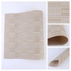 REGALWOVEN PVC Heat Resistant Wipeable Placemats 18 x 12 Inch 8 Pcs - 2 of 4