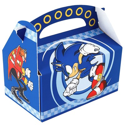 Birthday Express Sonic The Hedgehog Empty Favor Boxes, 4-Count