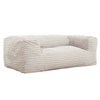 HomeStock Redd Taupe Corduroy Foam Bean Bag Sofa - 2 of 4