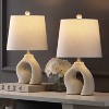 JONATHAN Y Tula Scandinavian Minimalist Ceramic Arch LED Table Lamp - 2 of 4