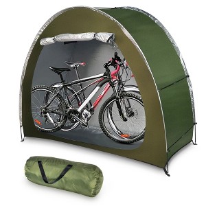 MOEPISY Outdoor Bike Storage Tent Bicycle Shelter With Carry Bag Green - 1 of 4