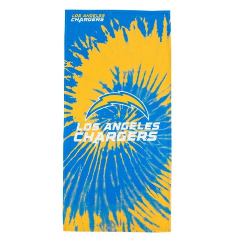 Nfl Los Angeles Chargers Pyschedelic Beach Towel : Target