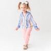 RuffleButts Girls Terry Knit Hooded Sweatshirt - 3 of 3