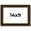 PosterPalooza | Photo Size Ornate Brown Picture Frame - UV Acrylic, Foam Board Backing, Hanging Hardware - 2 of 4