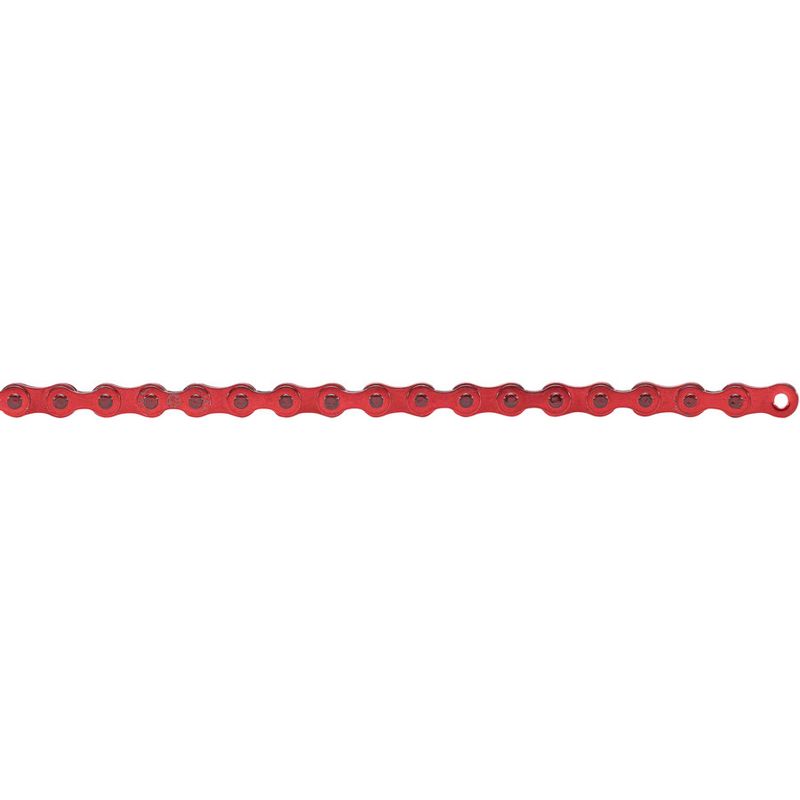 Salt Traction Chain - 410 Type, 1/2" x 1/8", 88 Links, Red, 2 of 3