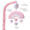 Bedtime Originals Rainbow Hearts Musical Baby Crib Mobile - Pink, Purple, Love - 4 of 4