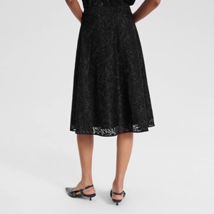 Women's Semi-Sheer Jacquard A-Line Skirt - A New Day™ - 1 of 4