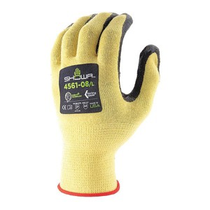 Showa  PR,Glove,A4,Black/Yellow,2XL Size 4561XXL-10 - 1 of 1