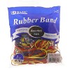 BAZIC Products® Rubber Bands, Assorted Sizes & Colors, 2oz./56.70g Per Pack, 6 Packs - 2 of 4
