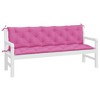 vidaXL Garden Bench Cushions 2 pcs Pink Oxford Fabric - 3 of 4