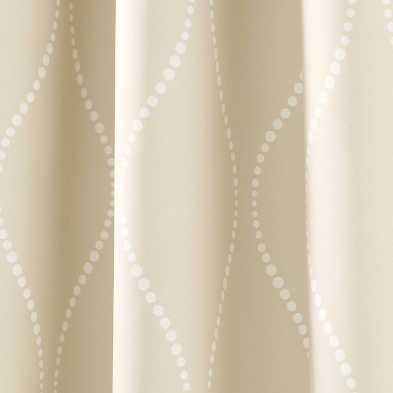 2pk 52"x84" Light Filtering Swirl Window Curtain Panels - Lush Décor, 4 of 10