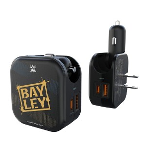 WWE SuperStars (F) Steel 18-Watt 2 in 1 USB A/C Charger - 1 of 3