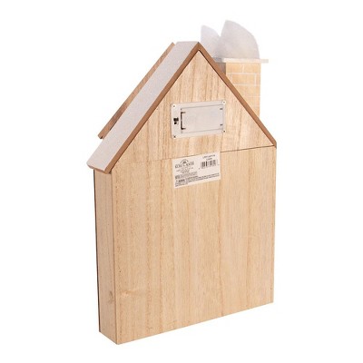 Battery-Operated Wooden LED Nativity Advent Calendar with Red Drawers