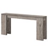 HDZNVF 70.9in Extra Long Farmhouse Console Table, Narrow Wood Sofa Table Behind Couch, Rustic Grey Entryway Accent Table - 4 of 4