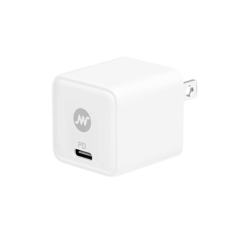 Just Wireless Mini Series 30W 1-Port USB-C Home Charger - White, 1 of 7