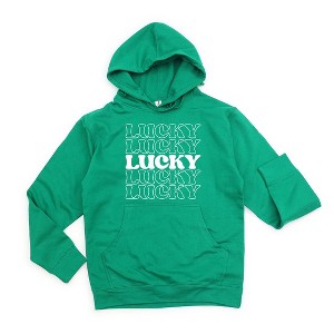 Simply Sage Market Women's Graphic Hoodie Lucky Stacked - 1 of 3