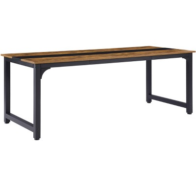 MaseiKar Computer Desk Large Office Desk, Gaming Desk Writing Desk Work Desk for Home Office, Study, Modern Simple Wooden Desk, Large Legroom