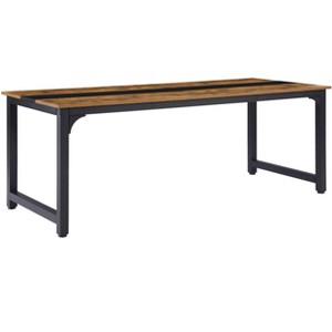 MaseiKar Computer Desk Large Office Desk, Gaming Desk Writing Desk Work Desk for Home Office, Study, Modern Simple Wooden Desk, Large Legroom - 1 of 4
