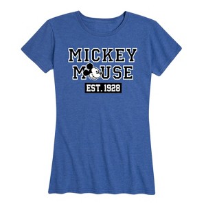 Women's - Disney - Mickey Mouse Est. 1928 Short Sleeve Graphic T-Shirt - 1 of 4