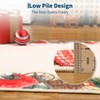 Christmas Area Rug Large Rugs for Living Room Washable Bedroom Throw Mats Non Slip Soft Low Pile Floor Carpet for Kitchen Dining Room - 4 of 4