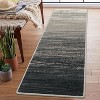 Ombre Runner Rug - Modern abstract low-pile carpet, non-shedding for bathroom, kitchen & hallways - 2 of 4