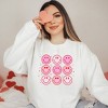 Simply Sage Market S.W.Smiley Valentine Smiley Face Chart Sweatshirt - 2 of 3