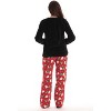 Just Love Womens Plush Pajama Pant Set with Matching Socks  Fun, Cozy Sleepwear with Sayings - 3 of 4