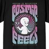 Casper Animated Series Cosmic Feels Crew Neck Short Sleeve Women's Black T-shirt - 2 of 3