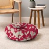 Viviana Gonzalez Floral Magenta vibes Floor Pillow - Deny Desings - image 4 of 4