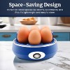 Elite Cuisine Automatic Easy Egg Cooker 7 Eggs Blue - 3 of 4