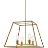 Elegant Lighting Declan 24 inch pendant in brass - 3 of 4