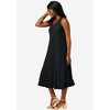 Jessica London Women's Plus Size Button Down Gauze Dress - 4 of 4