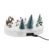 9.65"x 7.09"x 4.72" LED Lights Porelain AC Adapter 3 way Switch with LED Lights - 3 of 4