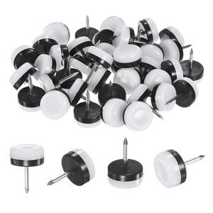 Unique Bargains Nail-on Furniture Sliders Chair Leg Protectors 40 Pcs - 1 of 4