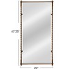 Storied Home Cast Metal Framed Tall Wall Mirror - 2 of 4