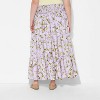 Women's Tiered Maxi A-Line Skirt - Wild Fable™ Mauve - 3 of 3
