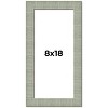 PosterPalooza | Panoramic Sculpted Blue Picture Frame - UV Acrylic, Foam Board Backing, Hanging Hardware - 2 of 4